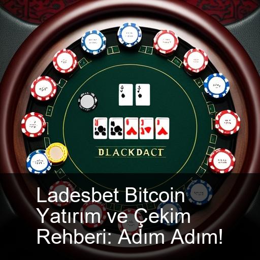 Ladesbet Bitcoin Yatırım ve Çekim Rehberi: Adım Adım!